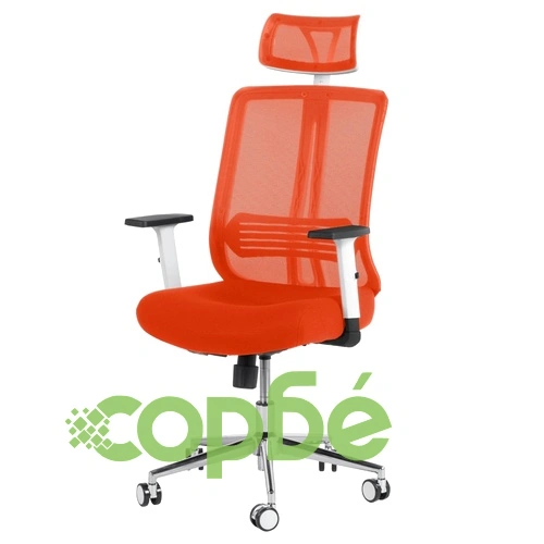 Президентски офис стол LORENA LUX - оранжев ➤ топ цена ➤ sorbe.bg