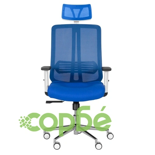 Президентски офис стол LORENA LUX - тъмносин ➤ топ цена ➤ sorbe.bg