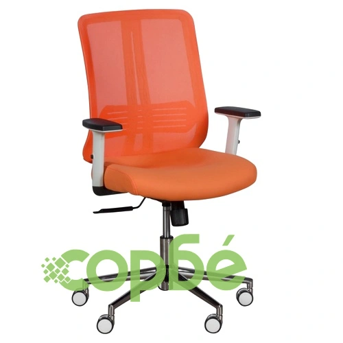 Президентски офис стол LORENA - оранжев ➤ топ цена ➤ sorbe.bg