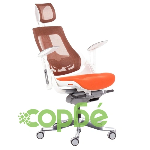 Ергономичен стол AMBRA - оранжев ➤ топ цена ➤ sorbe.bg