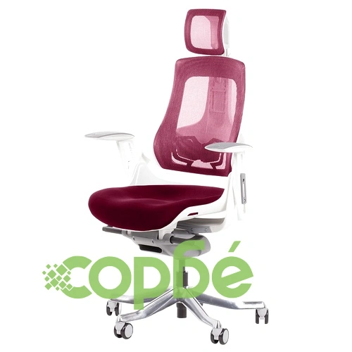 Ергономичен стол AMBRA - бургунди ➤ топ цена ➤ sorbe.bg