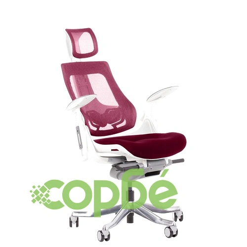 Ергономичен стол AMBRA - бургунди ➤ топ цена ➤ sorbe.bg