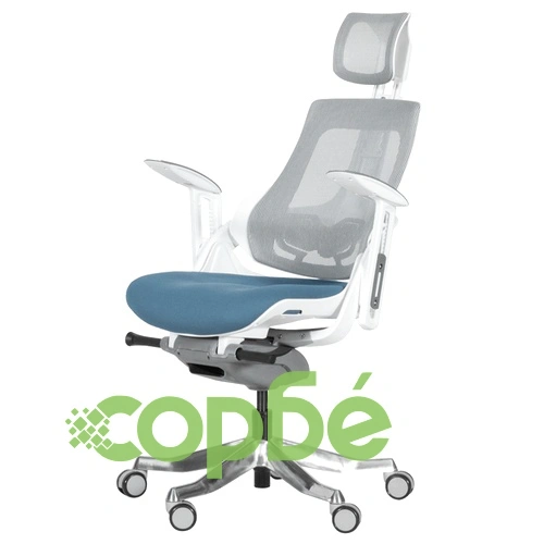 Ергономичен стол AMBRA - син ➤ топ цена ➤ sorbe.bg