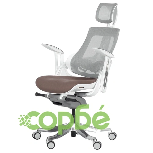 Ергономичен стол AMBRA - кафяв ➤ топ цена ➤ sorbe.bg