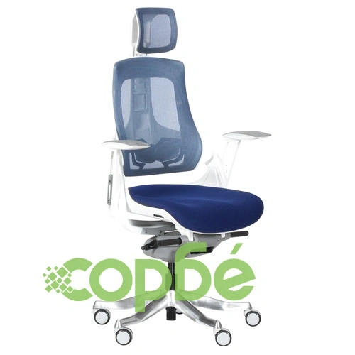 Ергономичен стол AMBRA - тъмносин ➤ топ цена ➤ sorbe.bg