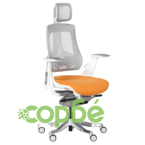 Ергономичен стол AMBRA - меденожълт ➤ топ цена ➤ sorbe.bg