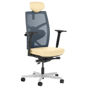 Ергономичен стол FREDO - светло жълт