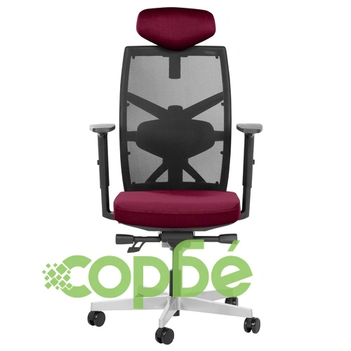 Ергономичен стол FREDO - бургунди ➤ топ цена ➤ sorbe.bg