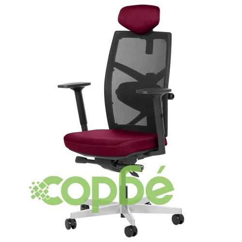 Ергономичен стол FREDO - бургунди ➤ топ цена ➤ sorbe.bg