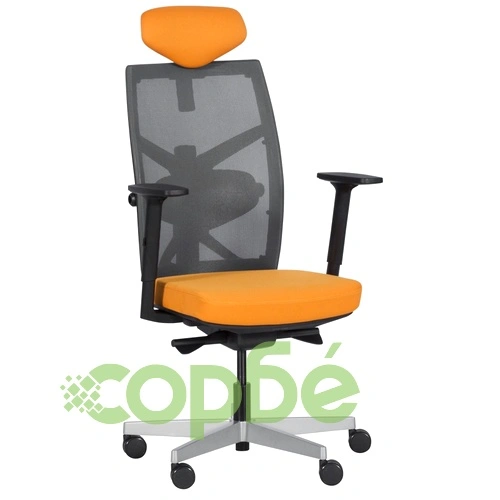 Ергономичен стол FREDO - медено жълт ➤ топ цена ➤ sorbe.bg