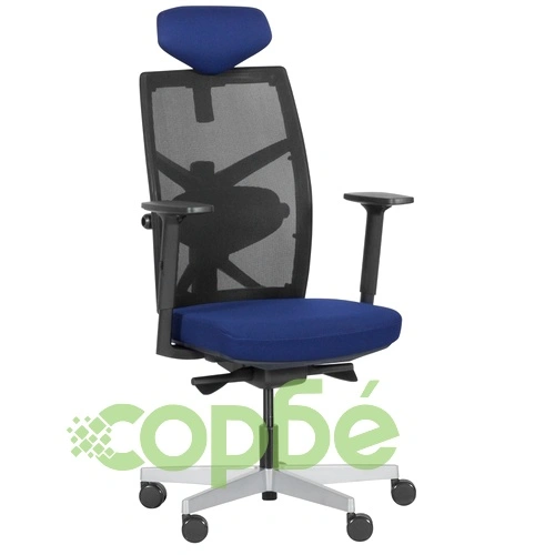 Ергономичен стол FREDO - тъмносин ➤ топ цена ➤ sorbe.bg