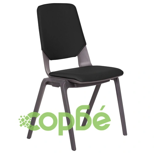 Посетителски стол LIMBER - черен ➤ топ цена ➤ sorbe.bg