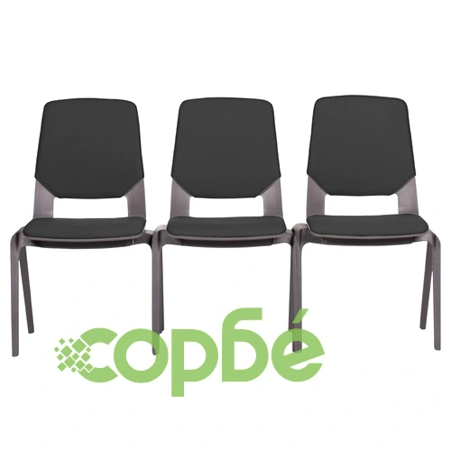 Посетителски стол LIMBER - черен ➤ топ цена ➤ sorbe.bg