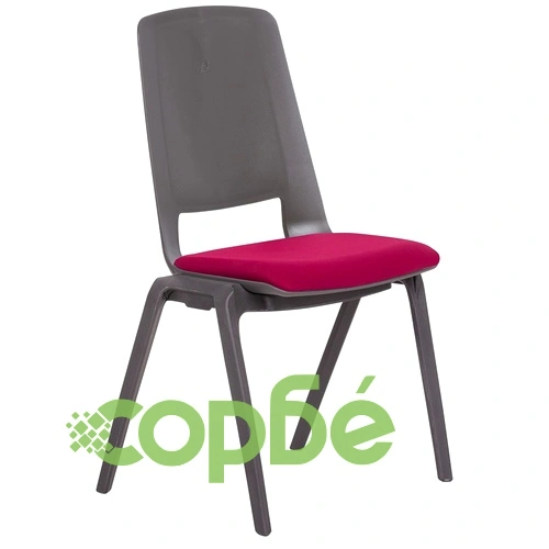 Посетителски стол LIMBER - червен ➤ топ цена ➤ sorbe.bg