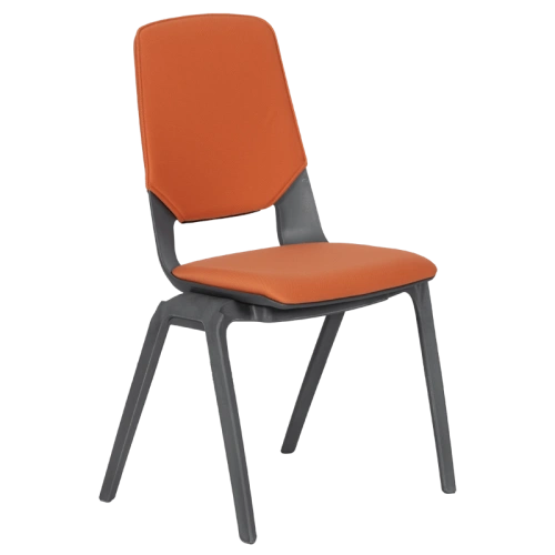 Посетителски стол LIMBER в оранжево ➤ топ цена ➤ sorbe.bg