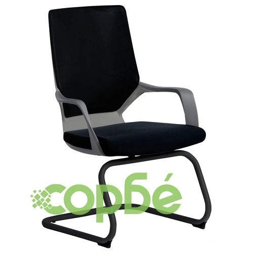 Посетителски стол GALA - черен ➤ топ цена ➤ sorbe.bg