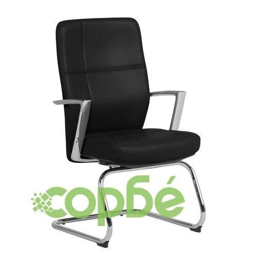 Посетителски стол SIENA - черен LUX ➤ топ цена ➤ sorbe.bg