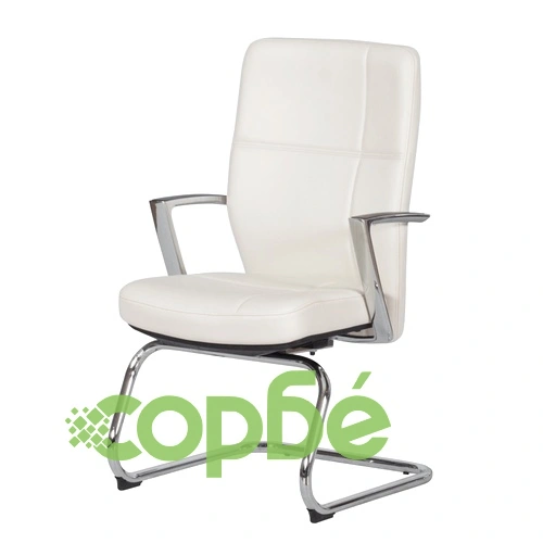 Посетителски стол SIENA - бял LUX ➤ топ цена ➤ sorbe.bg