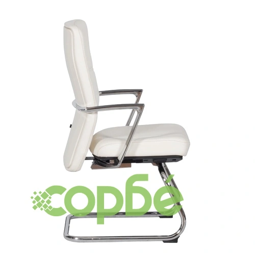 Посетителски стол SIENA - бял LUX ➤ топ цена ➤ sorbe.bg