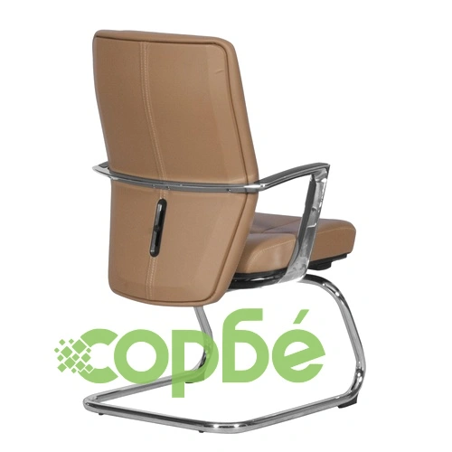 Посетителски стол SIENA - тъмно бежов LUX ➤ топ цена ➤ sorbe.bg