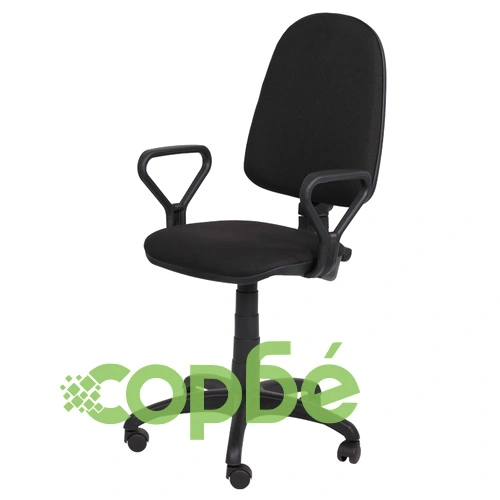 Офис стол Prestige - черен ➤ топ цена ➤ sorbe.bg