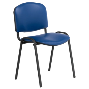 Посетителски стол Comfortino 1131 LUX в тъмносин цвят