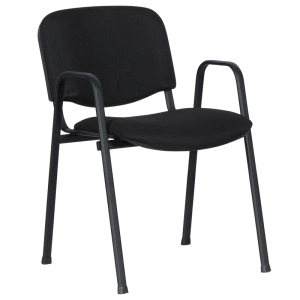 Черен Посетителски Стол Comfortino 1137 LUX - Луксоз и Комфорт