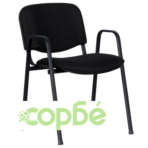 Черен Посетителски Стол Comfortino 1137 LUX - Луксоз и Комфорт ➤ топ цена ➤ sorbe.bg