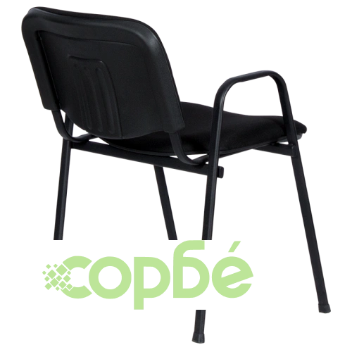 Черен Посетителски Стол Comfortino 1137 LUX - Луксоз и Комфорт ➤ топ цена ➤ sorbe.bg