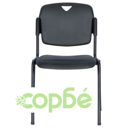 Елегантен Посетителски Стол ROLF в Черно ➤ топ цена ➤ sorbe.bg