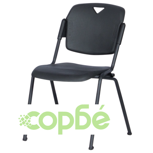 Елегантен Посетителски Стол ROLF в Черно ➤ топ цена ➤ sorbe.bg