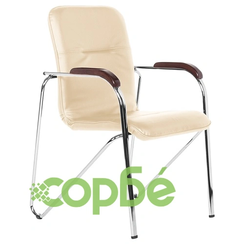 Посетителски стол Samba D - бежов SC ➤ топ цена ➤ sorbe.bg