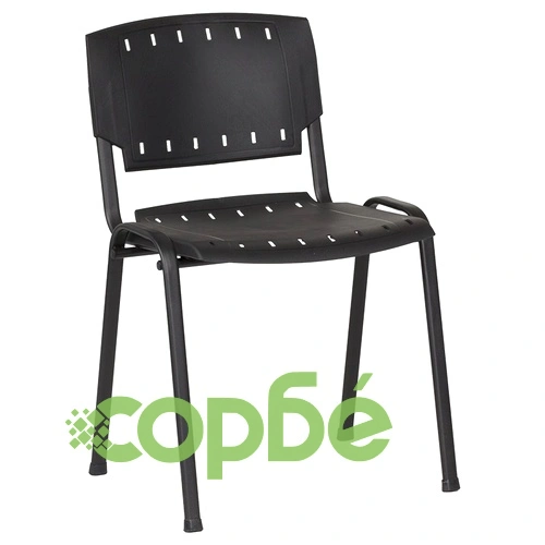 Посетителски стол Prizma - черен ➤ топ цена ➤ sorbe.bg