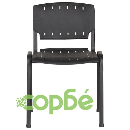 Посетителски стол Prizma - черен ➤ топ цена ➤ sorbe.bg