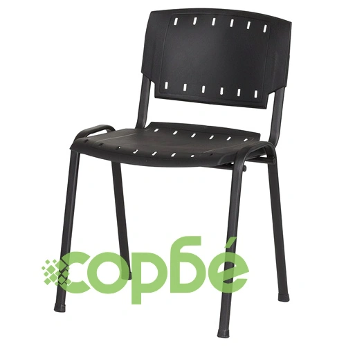 Посетителски стол Prizma - черен ➤ топ цена ➤ sorbe.bg