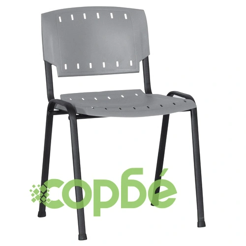 Посетителски стол PRIZMA - сив ➤ топ цена ➤ sorbe.bg