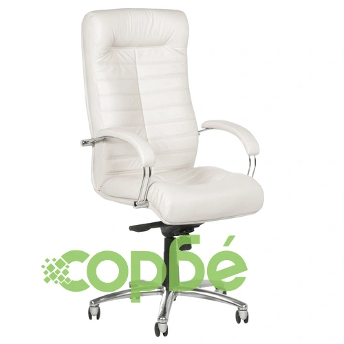 Президентски офис стол Orion - бял LUX ➤ топ цена ➤ sorbe.bg