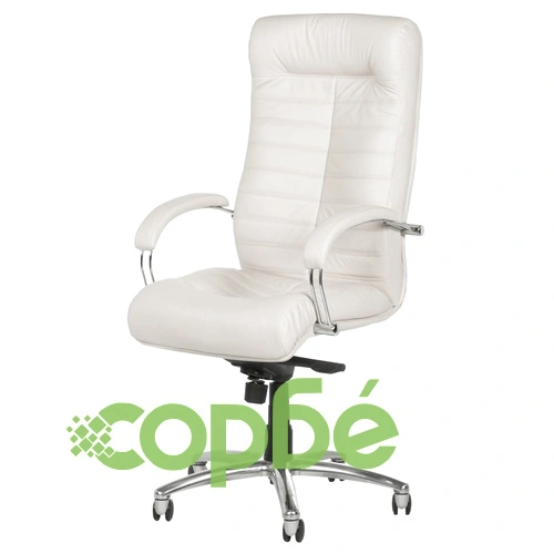 Президентски офис стол Orion - бял LUX ➤ топ цена ➤ sorbe.bg