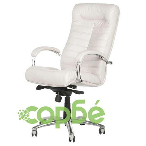 Президентски офис стол Orion - бял LUX ➤ топ цена ➤ sorbe.bg