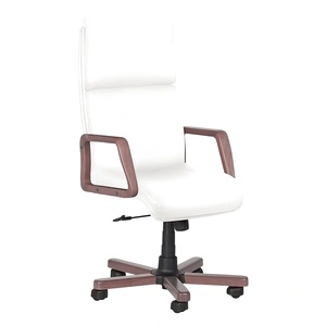 Президентски офис стол Texas - бял LUX