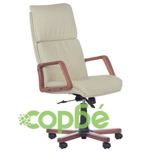 Президентски офис стол Texas - крем LUX ➤ топ цена ➤ sorbe.bg