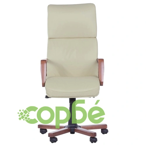 Президентски офис стол Texas - крем LUX ➤ топ цена ➤ sorbe.bg