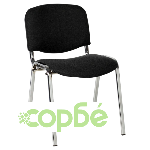 Черен Посетителски Стол Comfortino 1135 LUX ➤ топ цена ➤ sorbe.bg