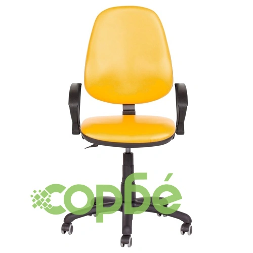 Офис стол Polo (с подлакътници) - жълт ➤ топ цена ➤ sorbe.bg