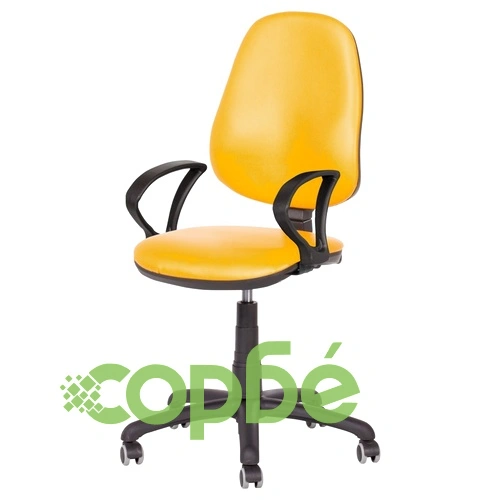 Офис стол Polo (с подлакътници) - жълт ➤ топ цена ➤ sorbe.bg