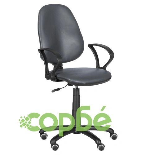 Офис стол Polo (с подлакътници) - тъмносив ➤ топ цена ➤ sorbe.bg