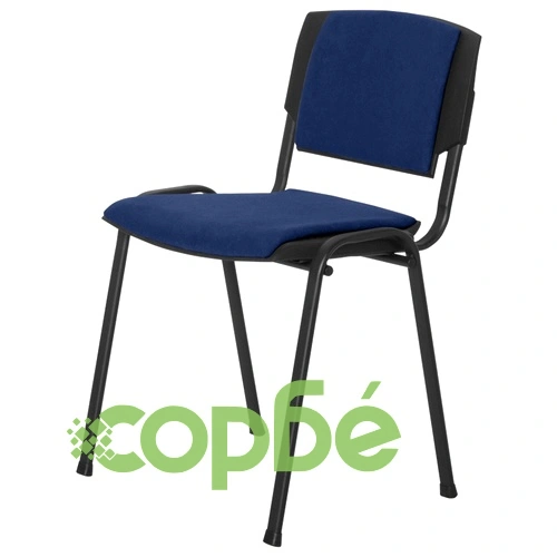 Посетителски стол PRIZMA LUX - тъмно син ➤ топ цена ➤ sorbe.bg