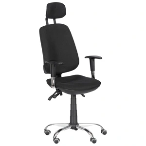 Президентски офис стол RUGBY- черен