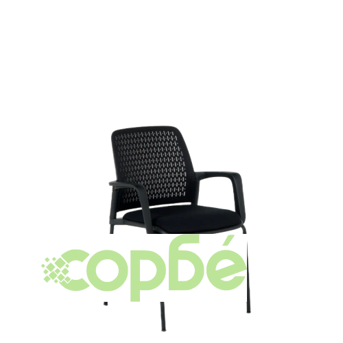 Черен Посетителски Стол Comfortino 1138 ➤ топ цена ➤ sorbe.bg