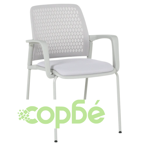 Светлосив Посетителски Стол Comfortino 1138 G ➤ топ цена ➤ sorbe.bg